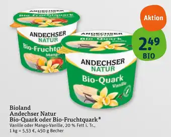 tegut Andechser natur bio-quark Angebot