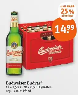 tegut Budweiser budvar budweiser budvar Angebot