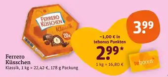 tegut Ferrero küsschen Angebot