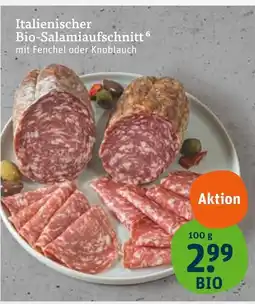 tegut Italienischer bio-salamiaufschnitt Angebot