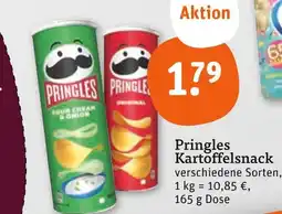 tegut Pringles kartoffelsnack sour cream & onion Angebot