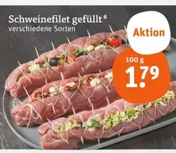 tegut Schweinefilet gefüllt Angebot