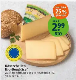 tegut Käserebellen bio-bergkäse Angebot