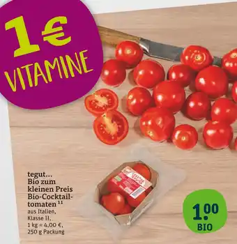 tegut Tegut... bio-cocktailtomaten Angebot