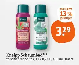 tegut Kneipp schaumbad Angebot