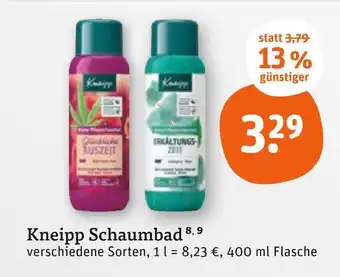 tegut Kneipp schaumbad Angebot