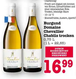 E-Center Domaine chevallier chablis trocken Angebot