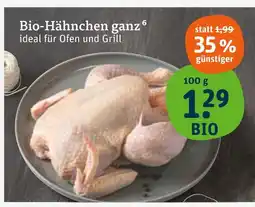 tegut Bio-hähnchen ganz Angebot