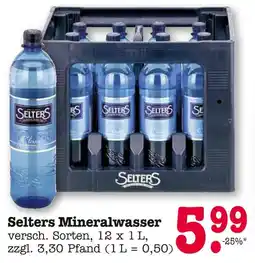 E-Center Selters mineralwasser Angebot