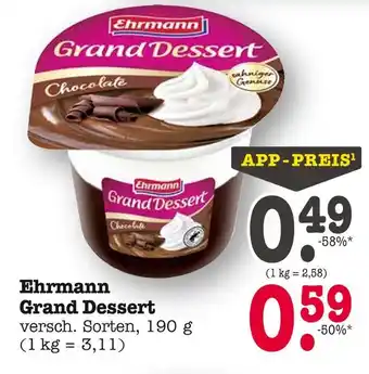 E-Center Ehrmann grand dessert Angebot