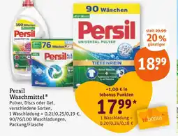 tegut Persil waschmittel Angebot