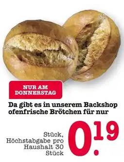 E-Center Ofenfrische brötchen Angebot