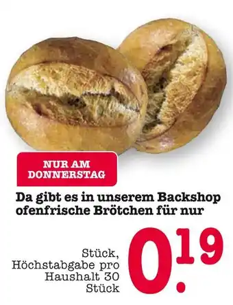 E-Center Ofenfrische brötchen Angebot