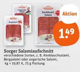 tegut Sorger knoblauchsalami Angebot