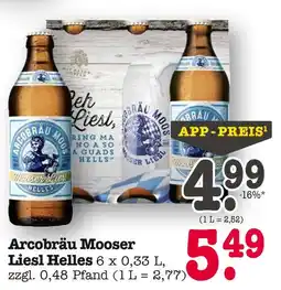 E-Center Arcobräu mooser liesl helles Angebot