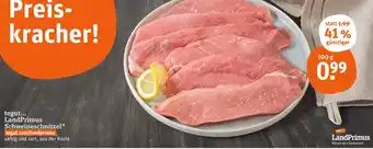 tegut Tegut... landprimus schweineschnitzel Angebot