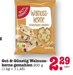 E-Center Gut & günstig walnusskerne gemahlen Angebot