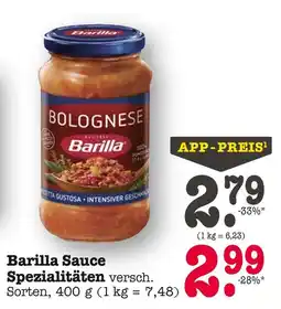 E-Center Barilla barilla sauce spezialitäten Angebot