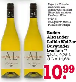 E-Center Alexander laible baden alexander laible weißer burgunder trocken Angebot