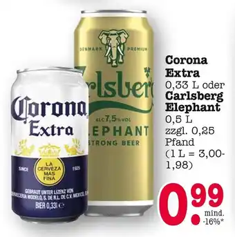 E-Center Corona extra Angebot