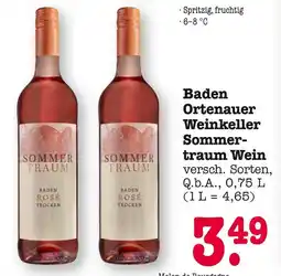 E-Center Baden ortenauer weinkeller sommertraum wein rosé trocken Angebot