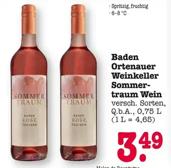 E-Center Baden ortenauer weinkeller sommertraum wein rosé trocken Angebot