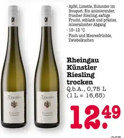 E-Center Rheingau künstler riesling trocken Angebot
