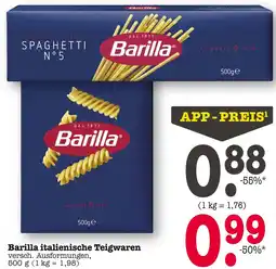 E-Center Barilla italienische teigwaren Angebot