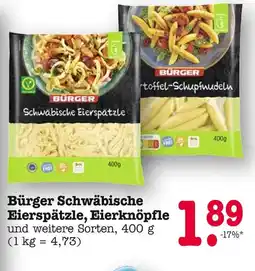 E-Center Bürger schwäbische eierspätzle Angebot