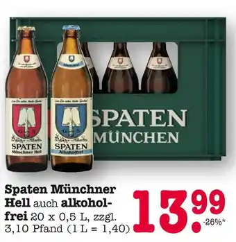 E-Center Spaten münchner hell Angebot