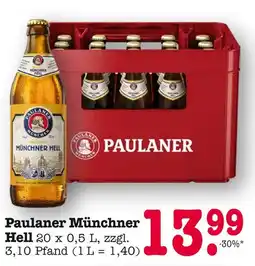 E-Center Paulaner münchner hell Angebot