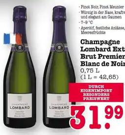 E-Center Lombard champagne lombard extra brut premier blanc de noirs Angebot