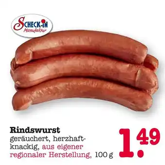 E-Center Check-in manufaktur rindswurst Angebot