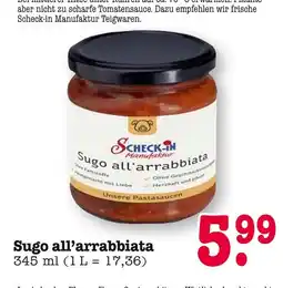 E-Center Scheck-in manufaktur sugo all’arrabbiata Angebot