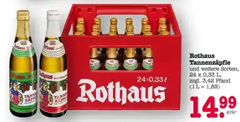 E-Center Rothaus tannenzäpfle Angebot