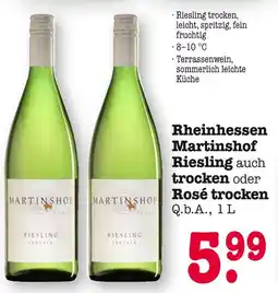 E-Center Martinshof rheinhessen riesling trocken Angebot