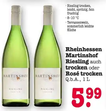 E-Center Martinshof rheinhessen riesling trocken Angebot