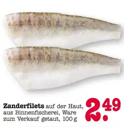 E-Center Zanderfilets Angebot