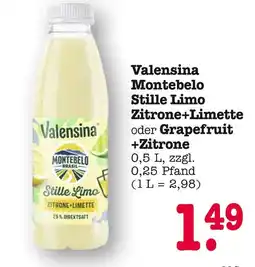 E-Center Valensina montebelo stille limo zitrone+limette Angebot