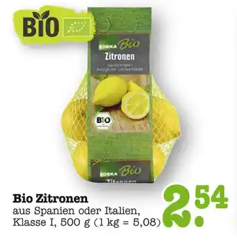 E-Center Edeka bio bio zitronen Angebot
