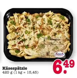 E-Center Scheck-in käsespätzle Angebot