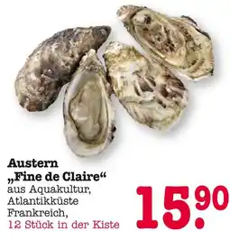 E-Center Austern fine de claire Angebot
