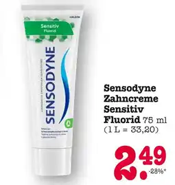 E-Center Sensodyne zahncreme sensitiv fluorid Angebot