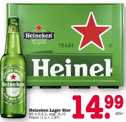 E-Center Heineken heineken lager bier Angebot