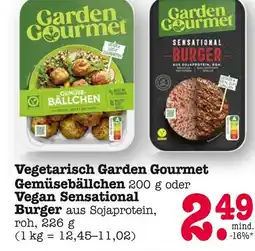 E-Center Garden gourmet gemüsebällchen Angebot
