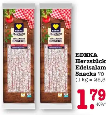 E-Center Edeka herzstücke edelsalami snacks Angebot
