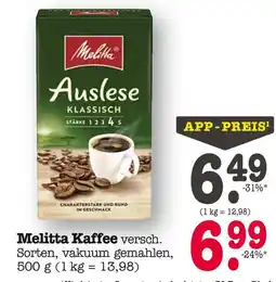 E-Center Melitta kaffee Angebot