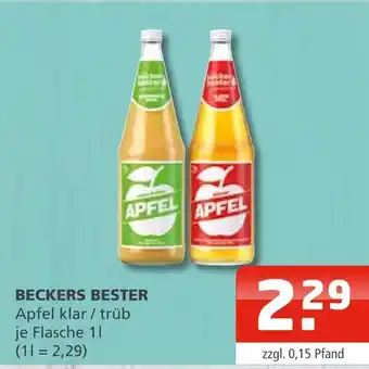 Getränke Oase Beckers bester apfel klar Angebot