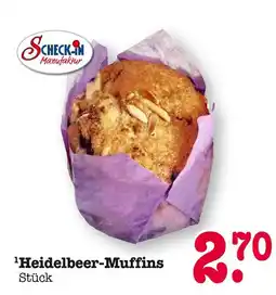 E-Center Scheck-in manufaktur heidelbeer-muffins Angebot