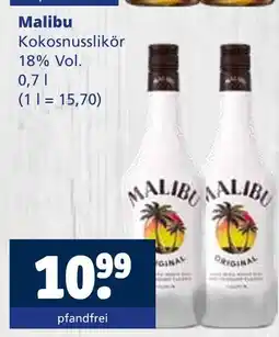 Getränkewelt Malibu kokosnusslikör Angebot